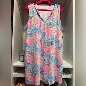 LILLY PULITZER Johana Cover Up SPLASHDANCE size XL